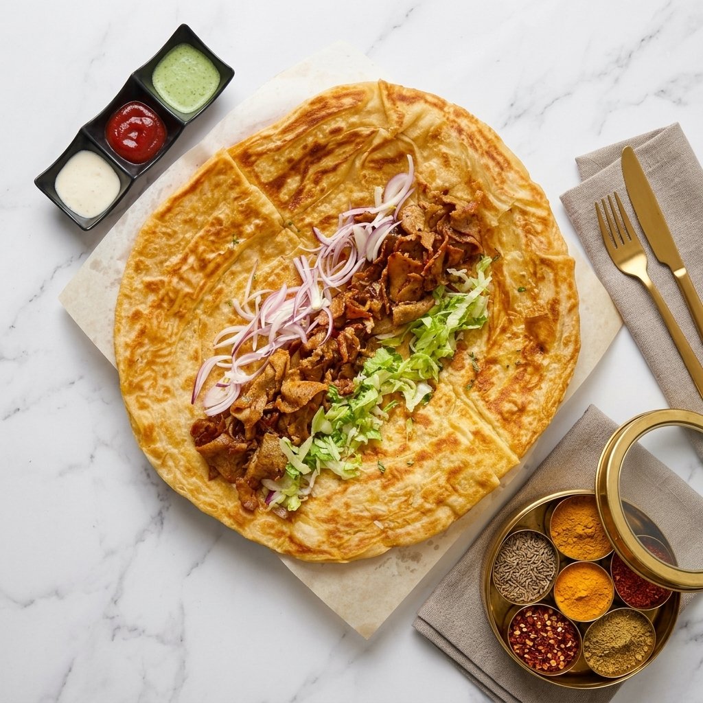 masala donner paratha