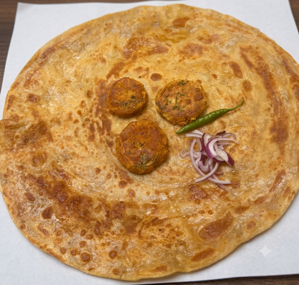 shami kebab paratha 1