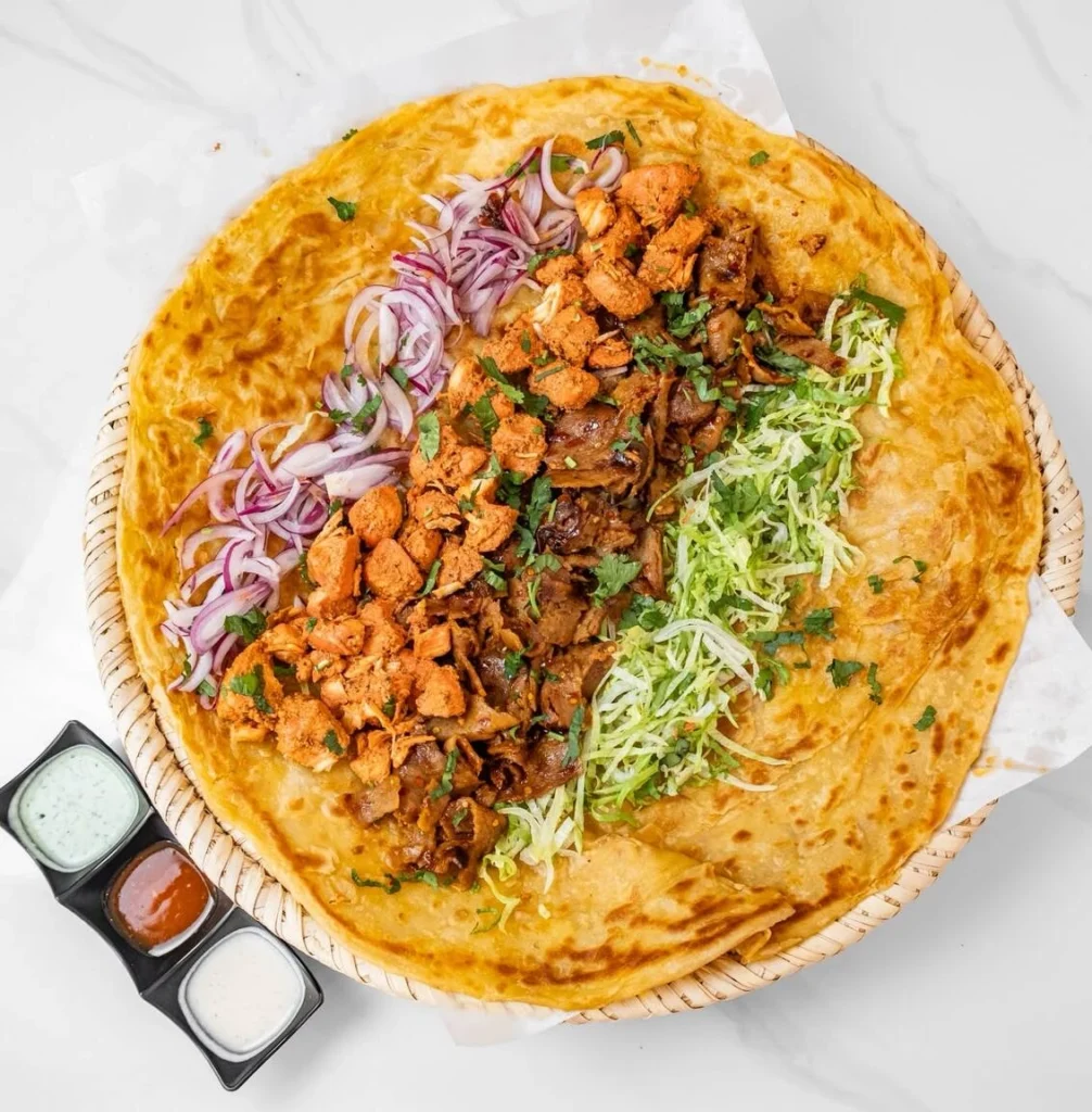 chicken tikka & masala donner paratha