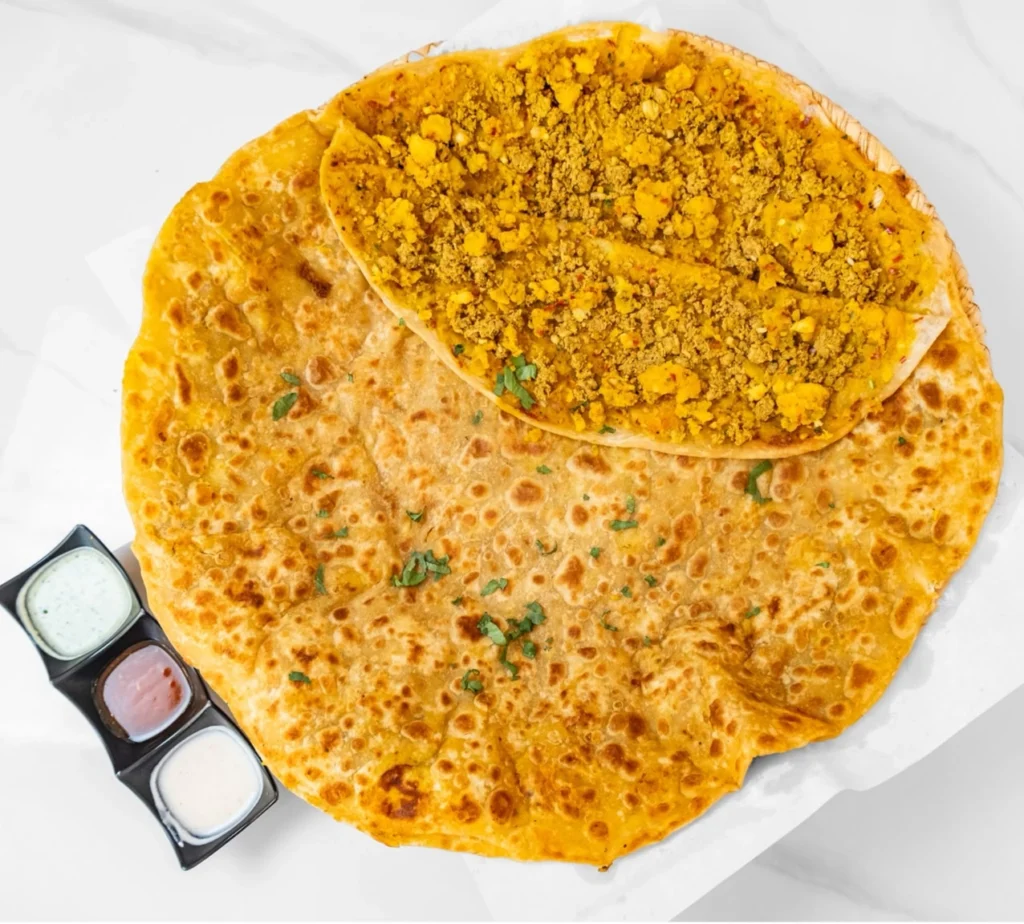 keema aloo paratha