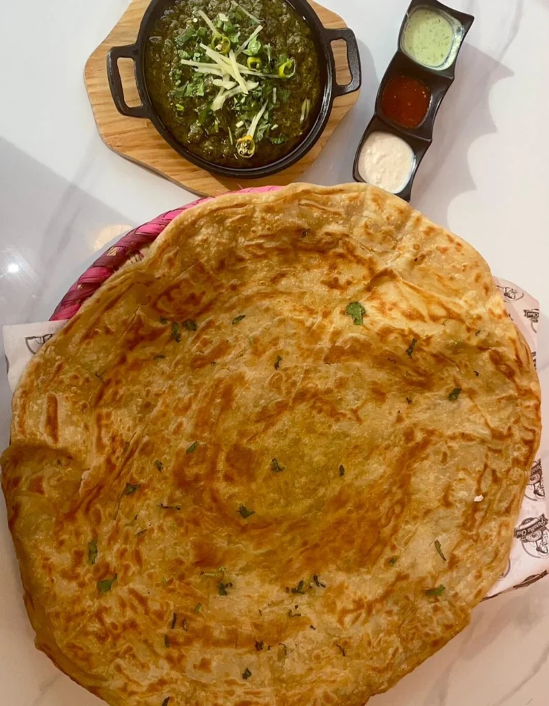 saag paratha